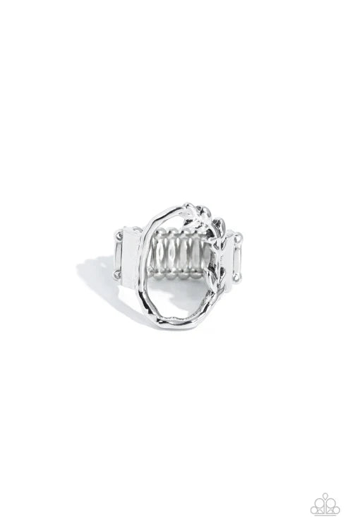 Paparazzi ♥ Greek Garden - Silver ♥ Ring