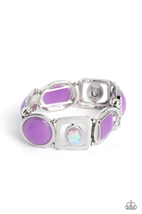 Paparazzi ♥ Majestic Mashup - Purple ♥ Bracelet