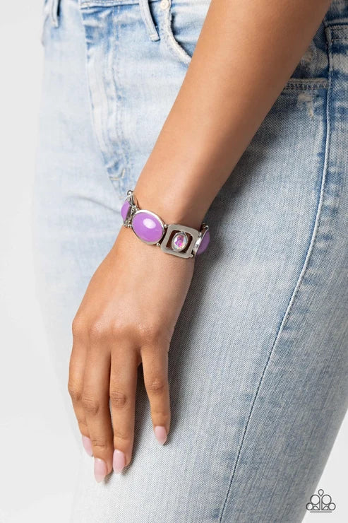 Paparazzi ♥ Majestic Mashup - Purple ♥ Bracelet