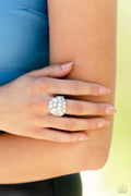 Paparazzi ♥ BLING Loud and Proud - White ♥ Ring