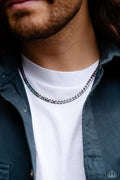 Paparazzi ♥ Industrial Identification - Multi ♥ Mens Necklace