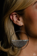 Paparazzi ♥ Fierce Fringe - Black ♥ Earrings