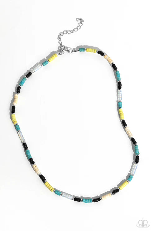 Paparazzi ♥ Oasis Outline - Black ♥ Necklace