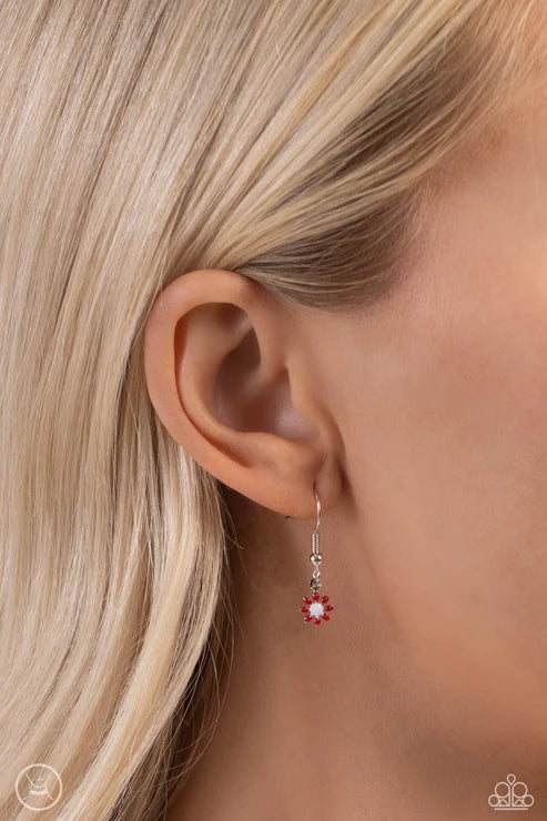 Paparazzi ♥ Delicate Display - Red ♥ Necklace