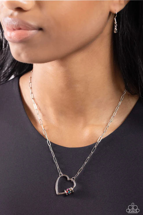 Paparazzi ♥ Affectionate Attitude - Black ♥ Necklace