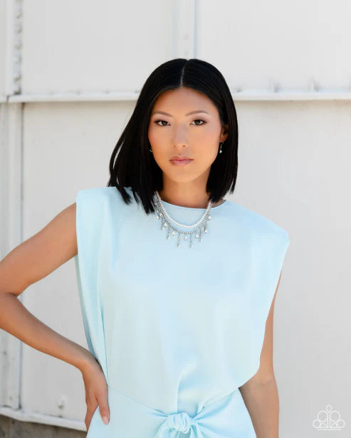 Paparazzi ♥ Lessons in Luxury - White ♥ Necklace