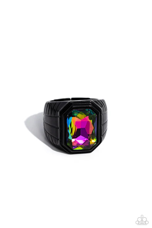 Paparazzi ♥ Cavalier Claim - Multi ♥ Ring