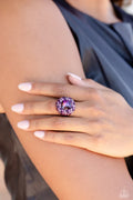 Paparazzi ♥ Glistening Grit - Purple ♥ Ring
