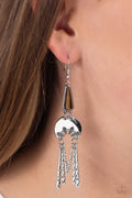 Paparazzi ♥ Highland Haute - Brown ♥ Earrings