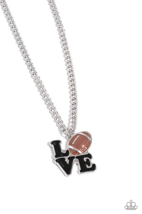 Paparazzi ♥ Tender Touchdown - Brown ♥ Necklace