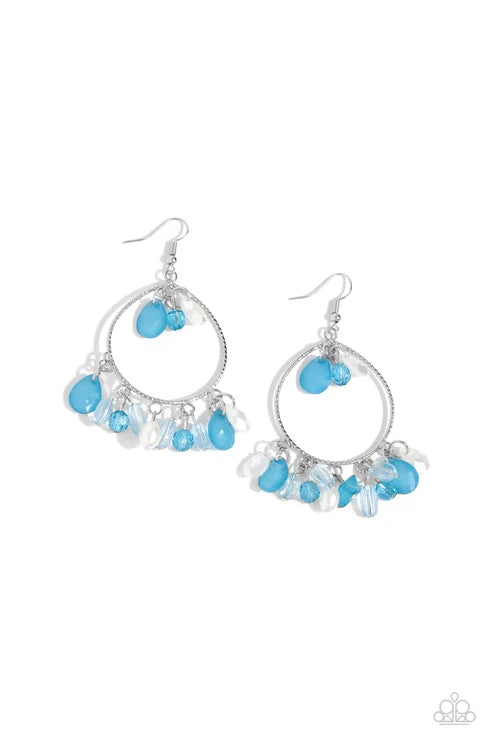 Paparazzi ♥ Elite Expression - Blue ♥ Earrings