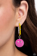 Paparazzi ♥ Personable Pizzazz - Pink ♥ Earrings