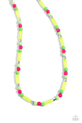 Paparazzi ♥ Beaded Beginner - Green ♥ Necklace
