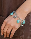 Paparazzi ♥ Badlands Beau - Blue ♥ Bracelet