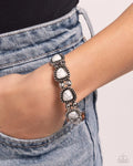 Paparazzi ♥ Harmonious Headliner - White ♥ Bracelet