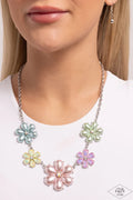 Paparazzi ♥ Fiercely Flowering - Multi ♥ Necklace