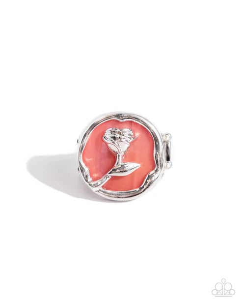 Paparazzi ♥ Belles Rose - Orange ♥ Ring