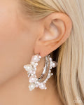 Paparazzi ♥ Elite Expense - Pink ♥ Earrings
