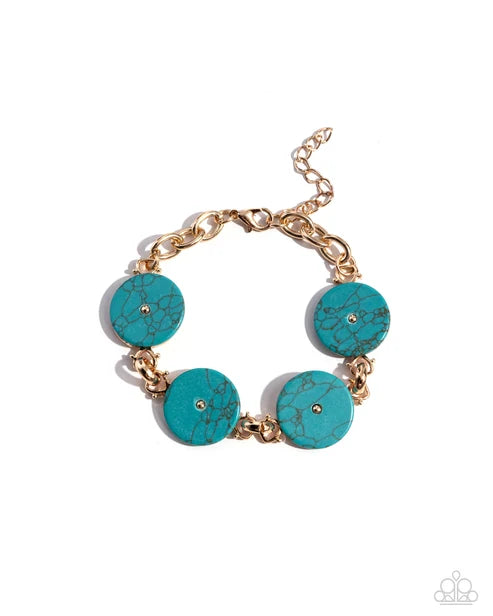 Paparazzi ♥ Savory Season - Gold ♥ Bracelet