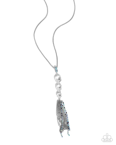 Paparazzi ♥ Stacked Standpoint - Blue ♥ Necklace