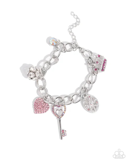 Paparazzi ♥ Regal Ratio - Pink ♥ Bracelet