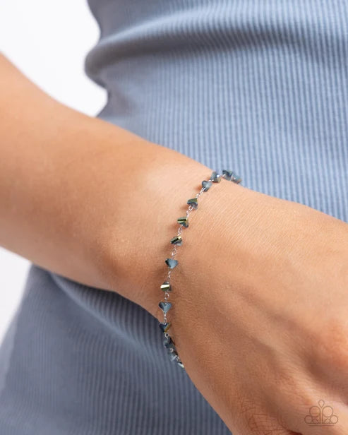 Paparazzi ♥ Chiseled Character - Blue ♥ Bracelet