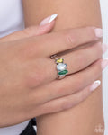 Paparazzi ♥ Colored Character - Yellow ♥ Ring