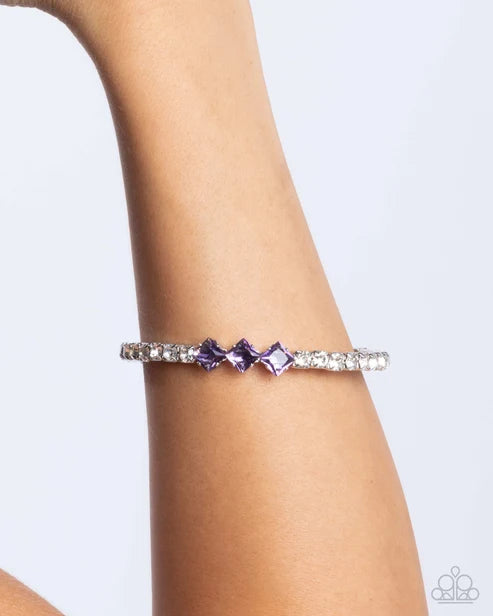 Paparazzi ♥ Pointed Production - Purple ♥ Bracelet