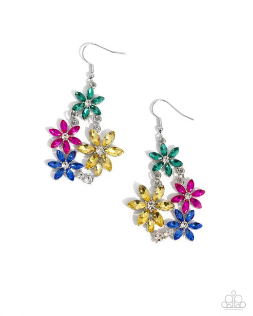 Paparazzi ♥ Floral Founder - Earrings ♥ Earrings