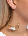 Paparazzi ♥ Wiry Wayfarer - Pink ♥ Earrings
