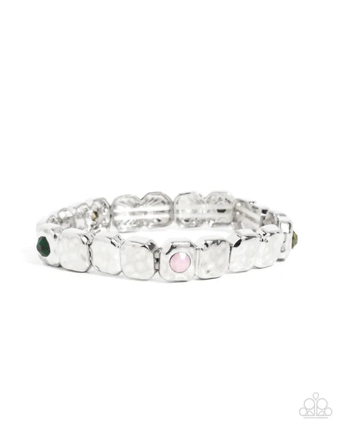 Paparazzi ♥ Faint-Hearted Fashion - Green ♥ Bracelet