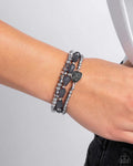 Paparazzi ♥ Druzy Decadence - Silver ♥ Bracelet