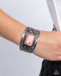 Paparazzi ♥ Rustic Reaction - Red ♥ Bracelet