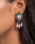Paparazzi ♥ Sumptuous Story - Pink ♥ Clip-On Earrings