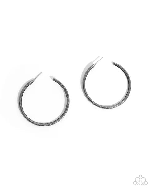 Paparazzi ♥ Serious Sass - Black ♥ Earrings