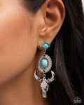 Paparazzi ♥ Western Week - Blue ♥ Post Earrings