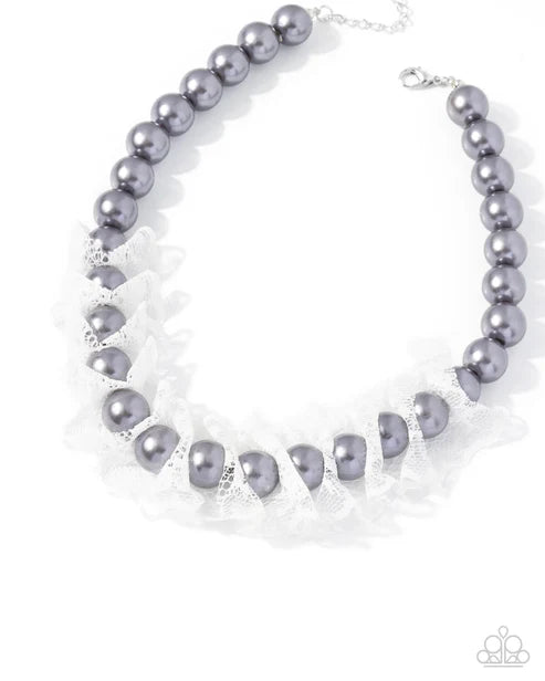Paparazzi ♥ Distinguished Desire - Silver ♥ Necklace