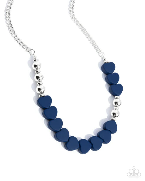 Paparazzi ♥ Malibu Motivation - Blue ♥ Necklace