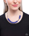 Paparazzi ♥ Malibu Motivation - Blue ♥ Necklace