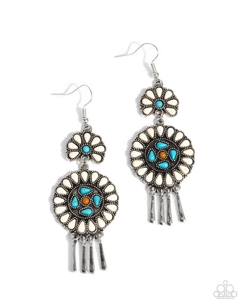 Paparazzi ♥ Watch the Sunset - White ♥ Earrings