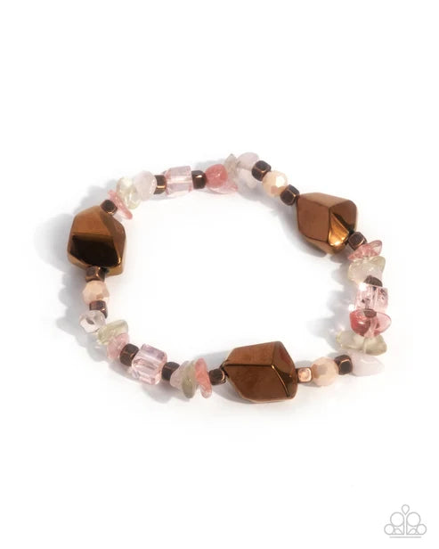 Paparazzi ♥ Eclectic Ease - Copper ♥ Bracelet