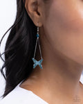 Paparazzi ♥ Pick A FLIGHT - Blue ♥ Earrings