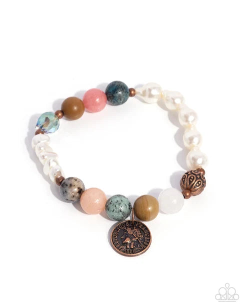 Paparazzi ♥ Chic Currency - Copper ♥ Bracelet