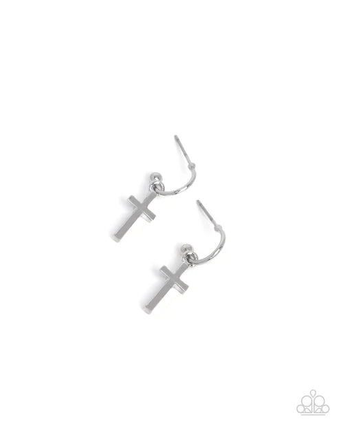 Paparazzi ♥ Daily Divinity - Silver ♥ Earrings