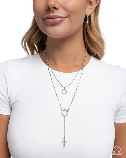 Faithfully Fierce - White ♥ Necklace