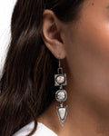 Paparazzi ♥ Rustic Reputation - White ♥ Earrings