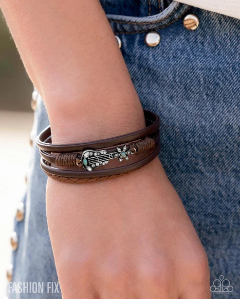Paparazzi ♥ Buckaroo Beginning - Blue ♥ Bracelet