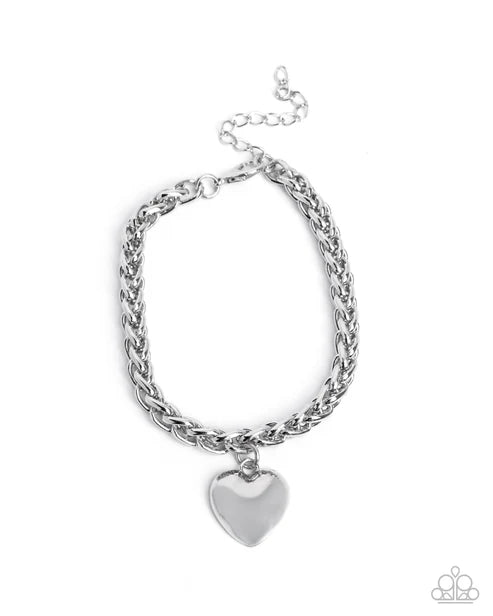 Paparazzi ♥ Dancing Damsel - Silver ♥ Bracelet