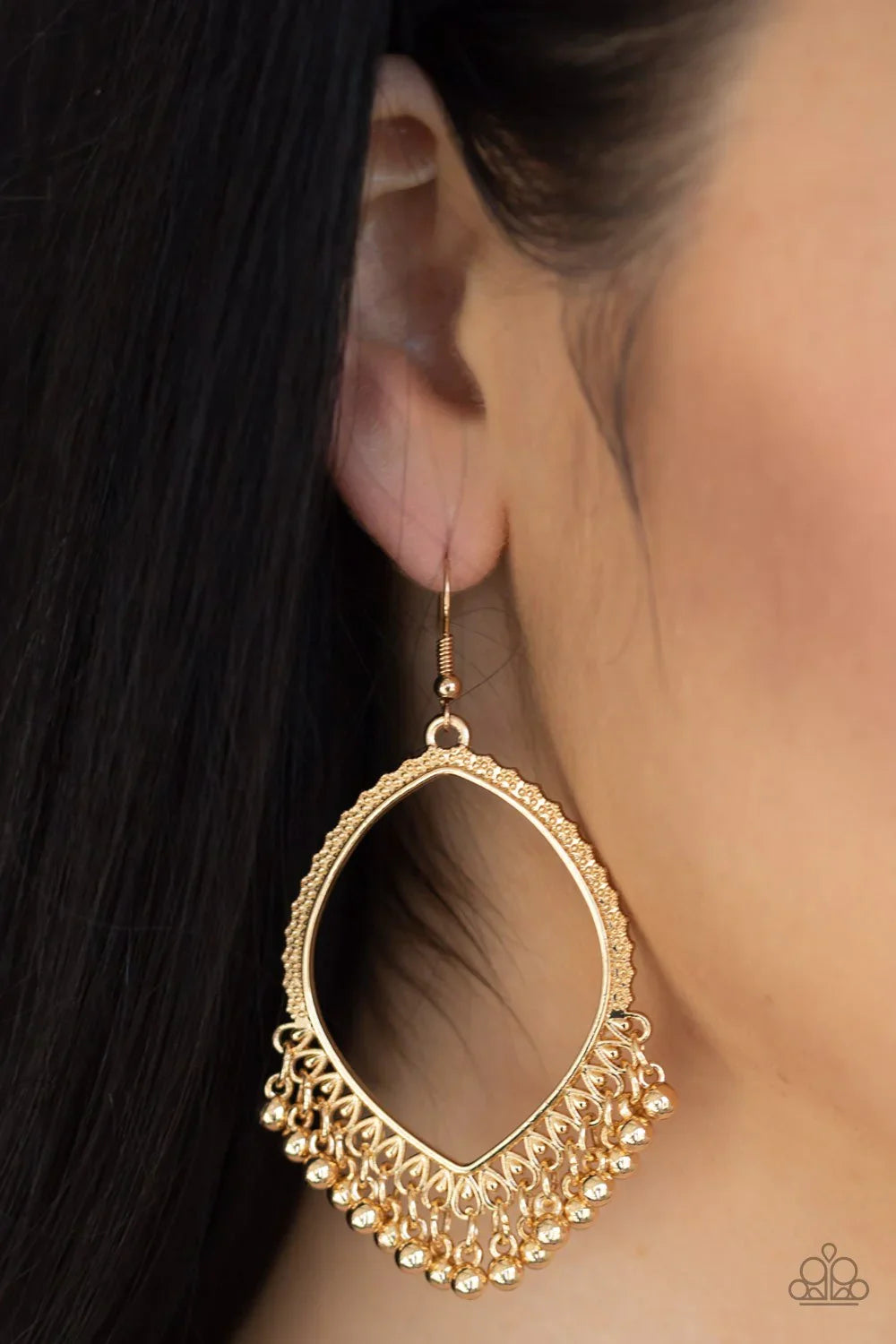 Paparazzi ♥ Heirloom Harmony - Gold ♥ Earrings