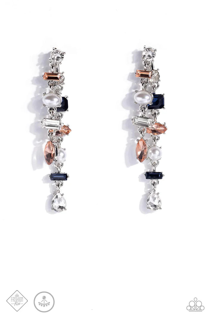 Paparazzi ♥ Admirable Antiquity - Multi ♥ Post Earrings